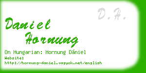 daniel hornung business card