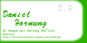 daniel hornung business card